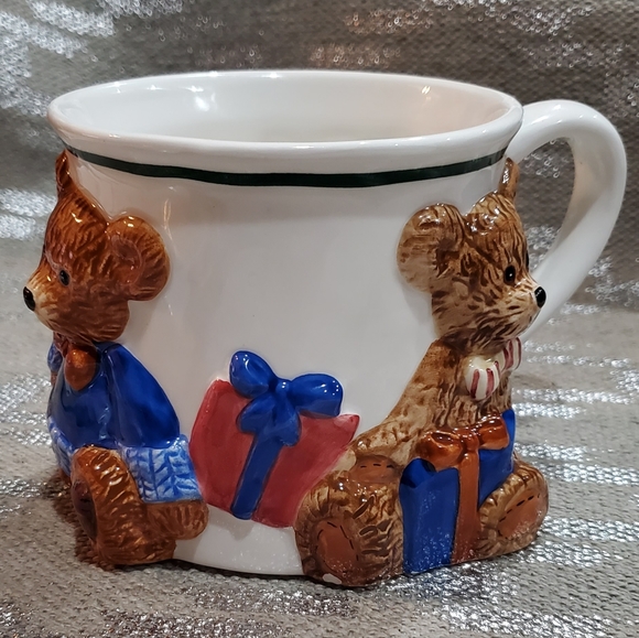 🧸Houston Harvest 3D teddy bear oversized mug 18 oz. - Picture 9 of 10